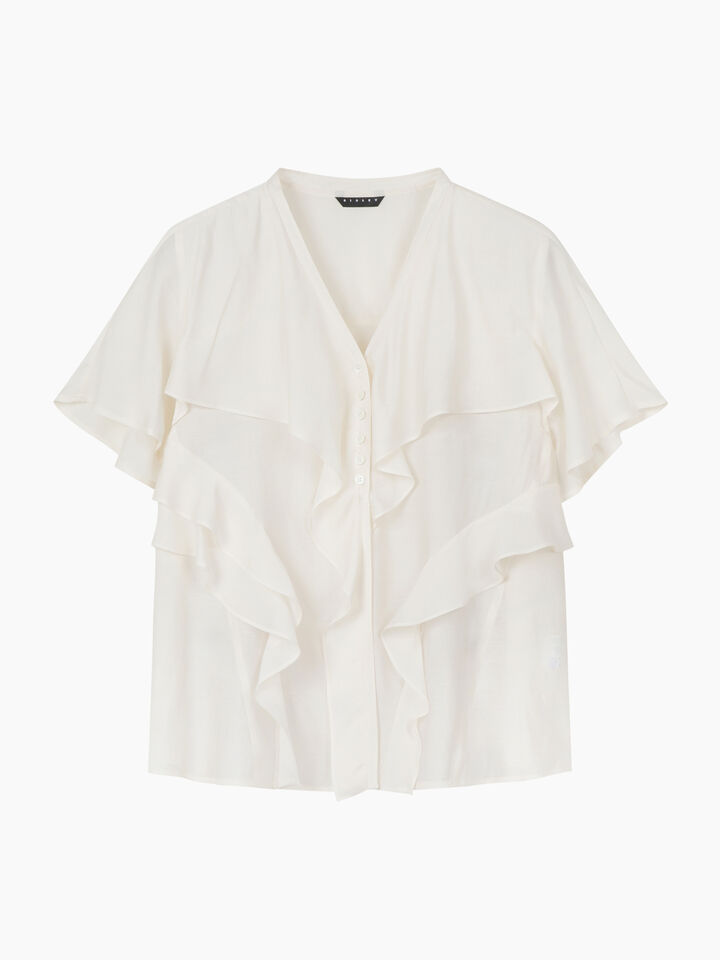 SHIRT - sisley k blouses - Creamy White | Sisley K image number 1